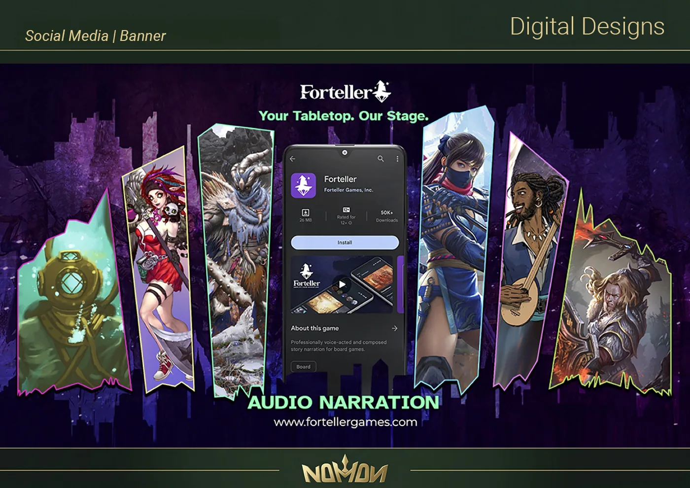 Audio Narration Banner